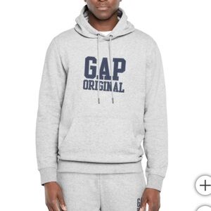 GAP Original Logo Hoodie - Gray